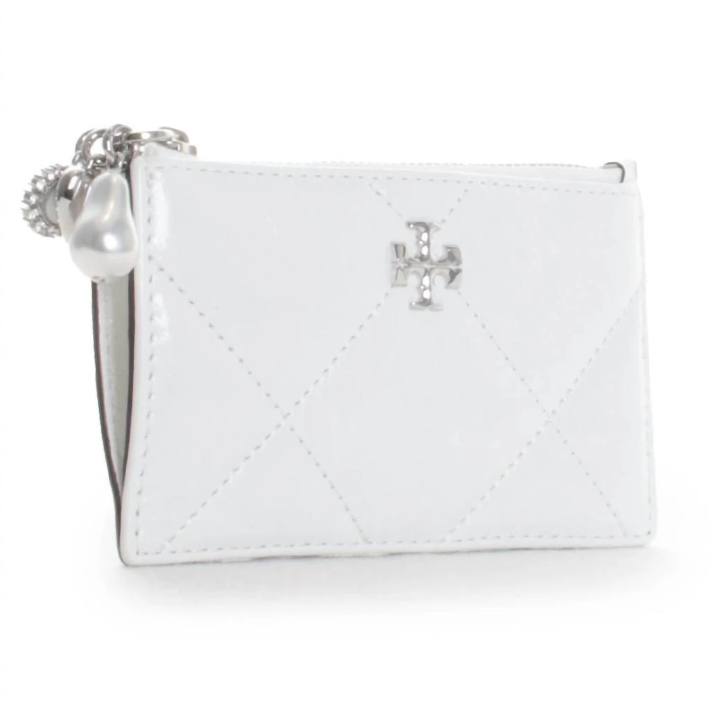 Tory Burch Tory Burch - Women
s Kira Diamond Quilt Distressed Charm Zip Card Case 2