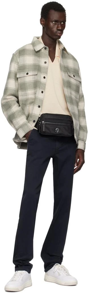 Hugo Boss Black Twill Double B Monogram Belt Bag 4