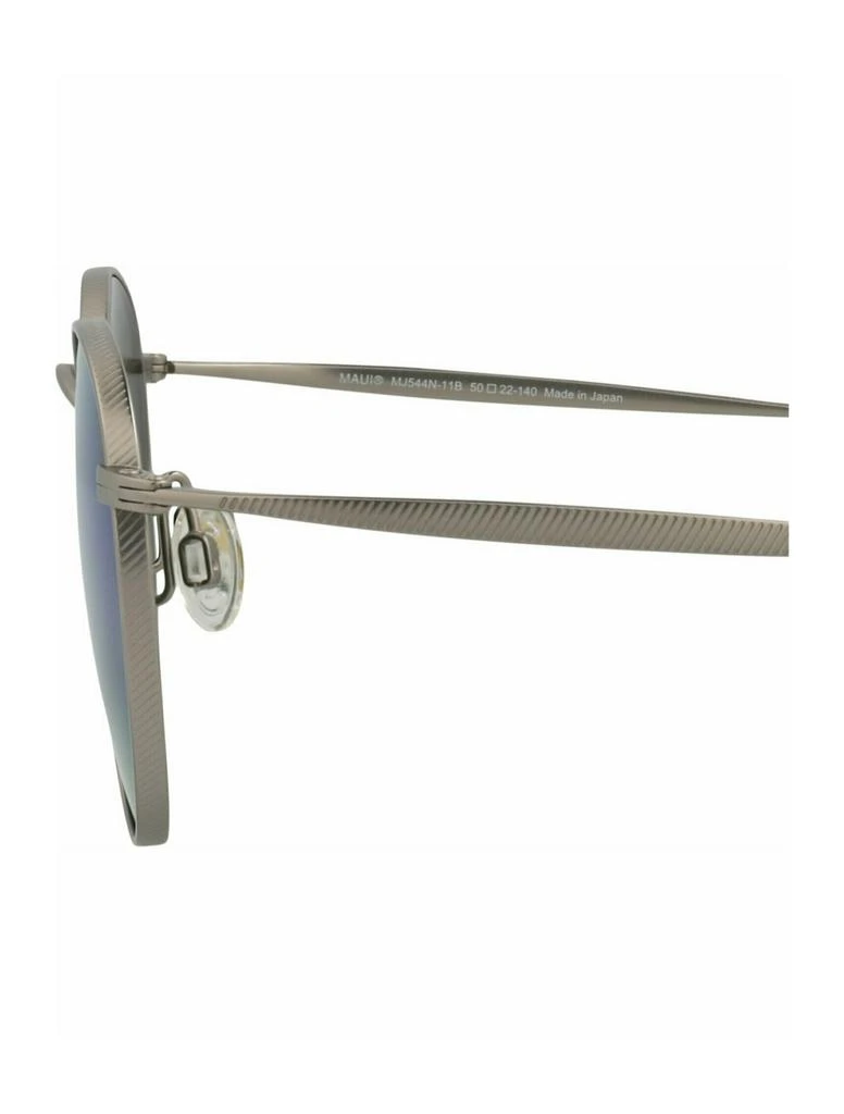 Maui Jim Round-Frame Titanium Sunglasses 4