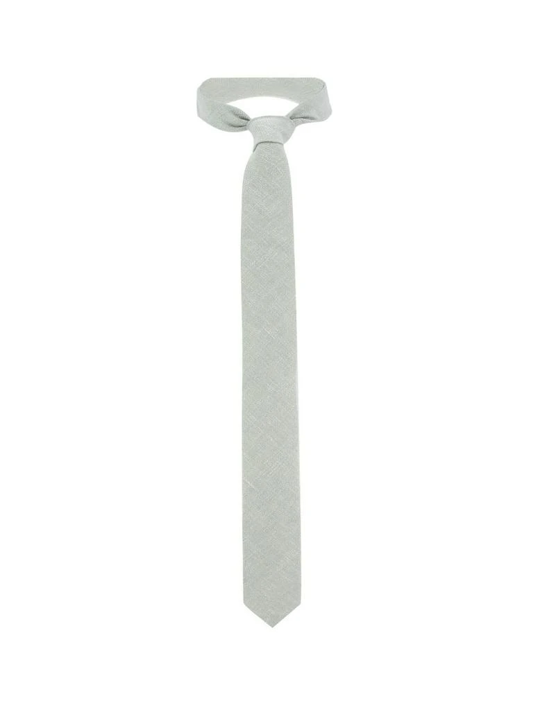 ELEVENTY Eleventy Patterned-Jacquard Pointed Tip Tie 1