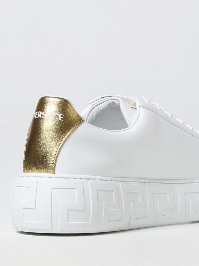 VERSACE Versace sneakers in leather with printed logo 3