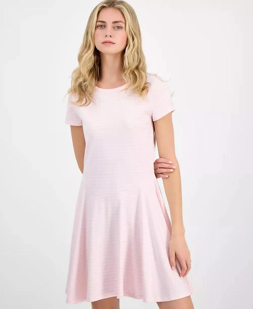 Madden Girl Juniors' Fit & Flare Knit Mini Dress 2