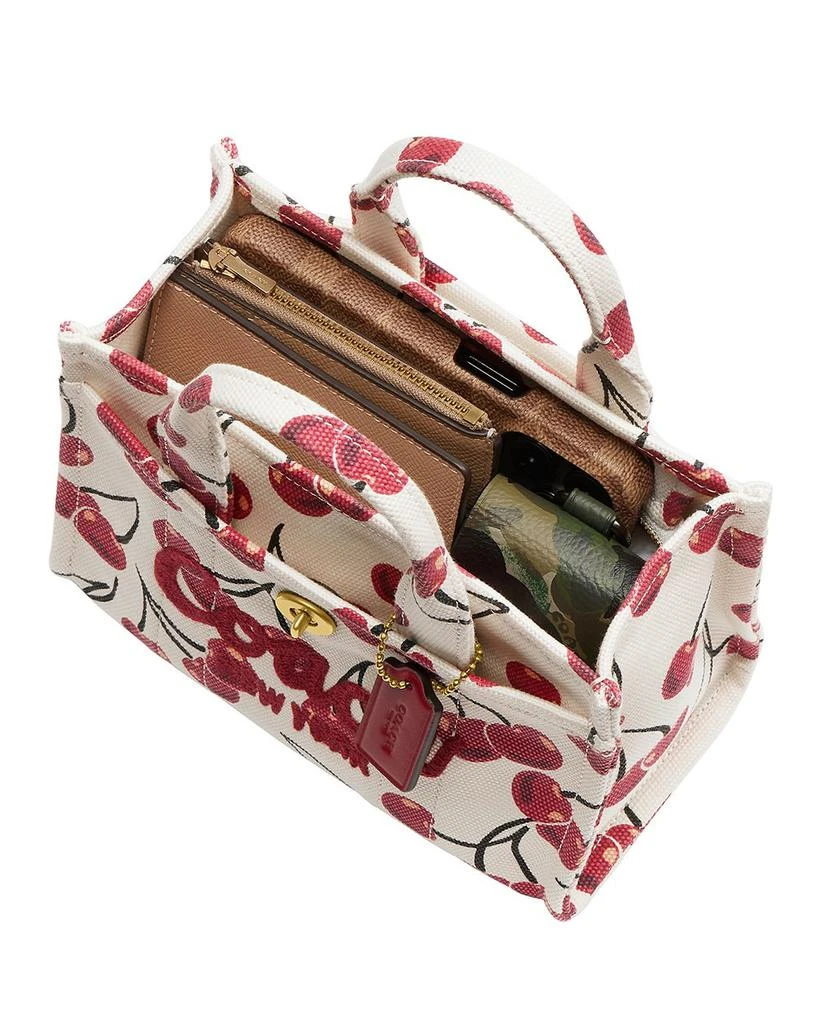 Coach Cargo Tote Bag 20 with Cherry Print 7