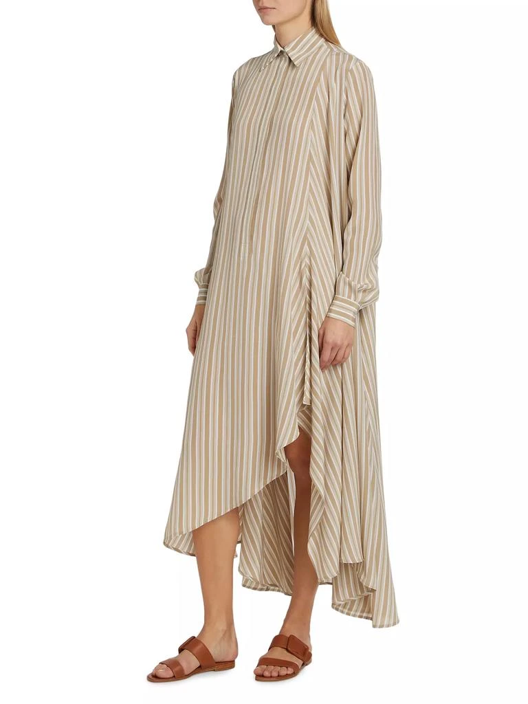 Michael Kors Striped Silk Caftan Shirtdress 4