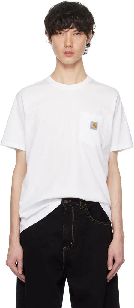 Carhartt WIP White Pocket T-shirt 1