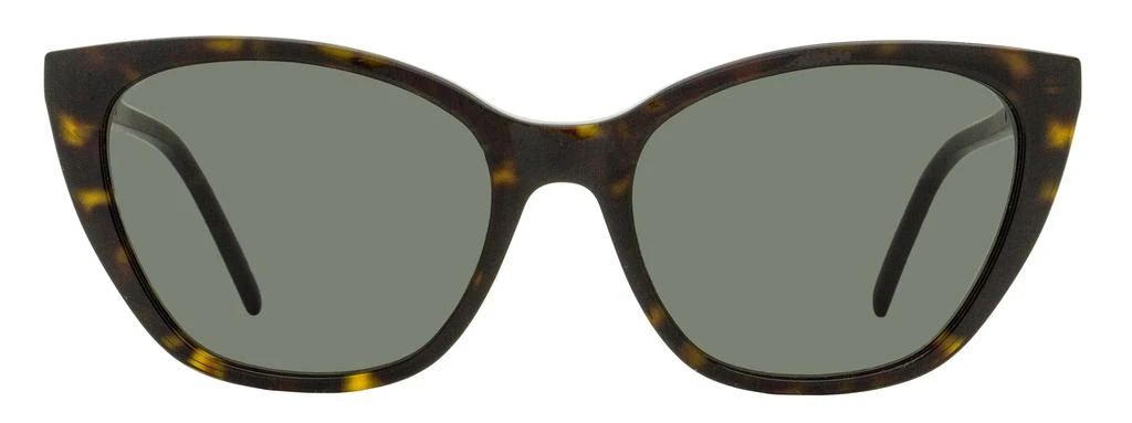 NWT Saint Laurent Paris - Cat-Eye Havan Sunglasses Silver Logo SLM69 3591VYKu6RisbCjsRLZO4Kv76JBQdw  main image 4