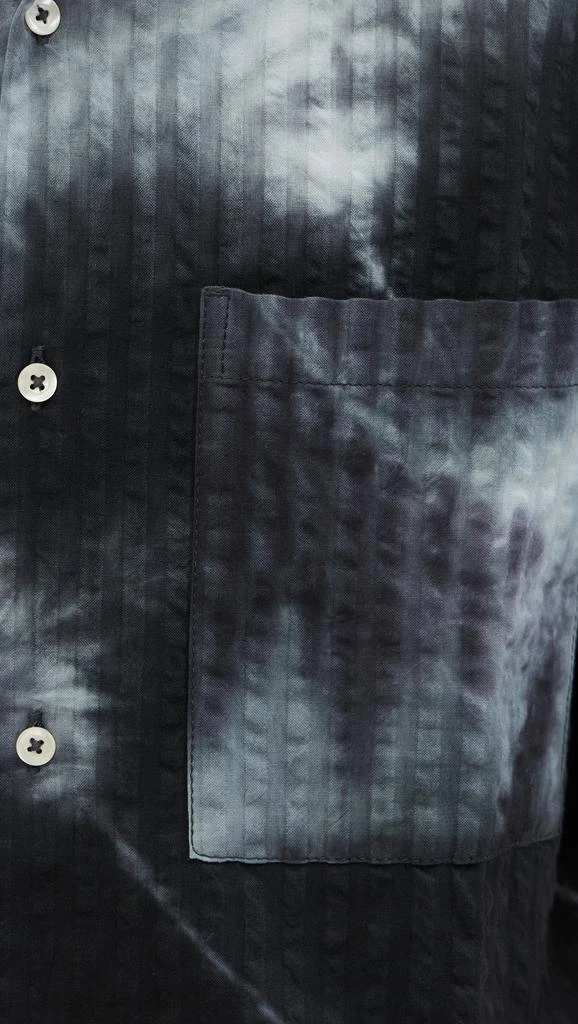 Universal Works Tie Dye Seersucker Camp Shirt 5