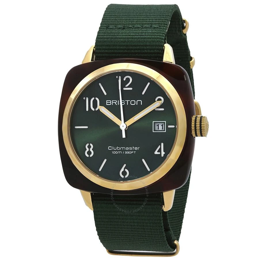 Briston Clubmaster Classic Quartz Green Dial Men's Watch 15240.PYA.T.10.NBG 1