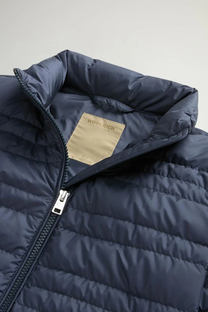 Woolrich Padded Microfiber Jacket - Women - Blue 6