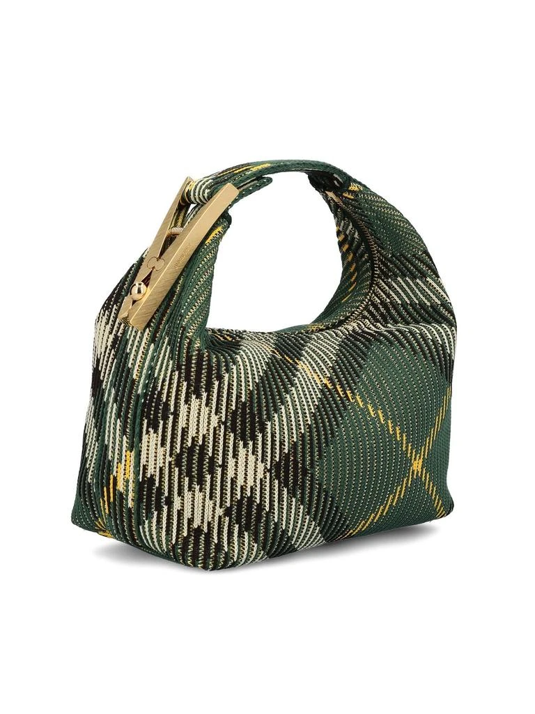 Burberry Burberry Peg Check-Pattern Zipped Mini Shoulder Bag 3