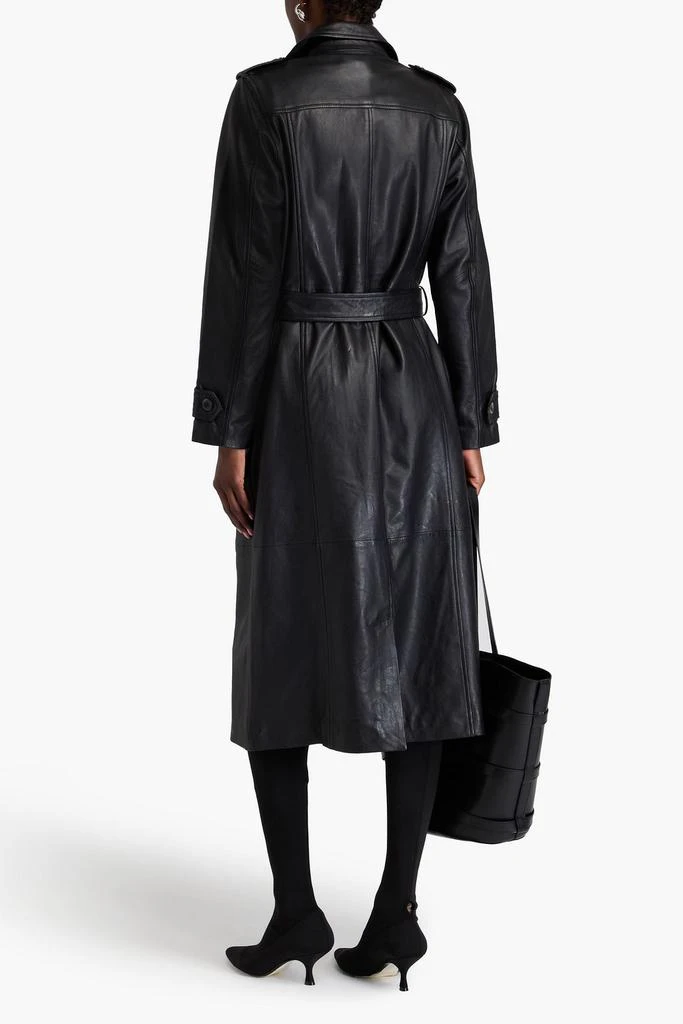 MUUBAA Leather trench coat 3