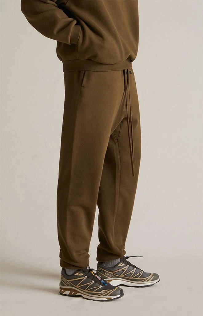 Essentials Olive Fleece Sweatpants 4