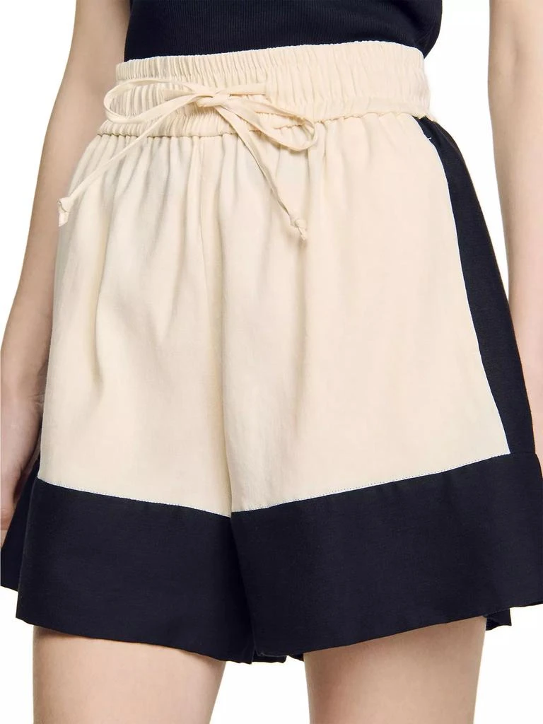 Sandro Two-Tone Shorts 5