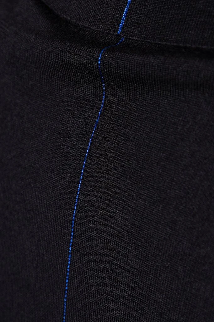 Burberry Burberry Logo Embroidered Knitted Polo Shirt 4