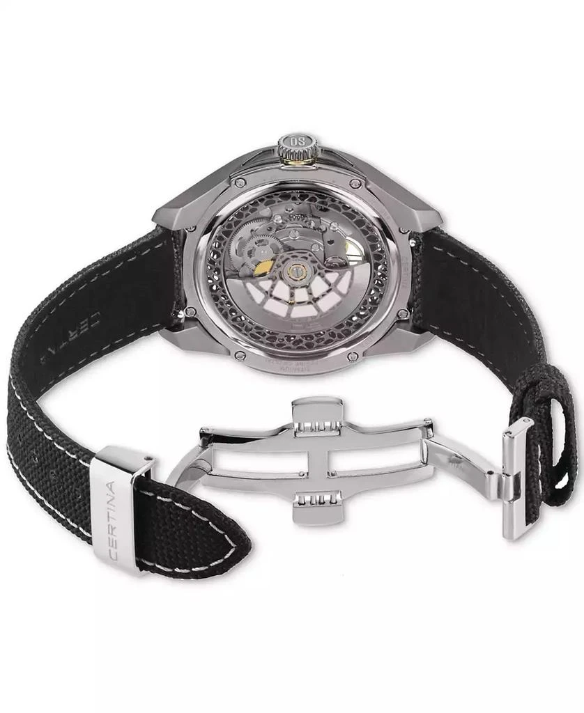 Certina Men's Swiss Automatic DS Vision Black Strap Watch 42mm 3