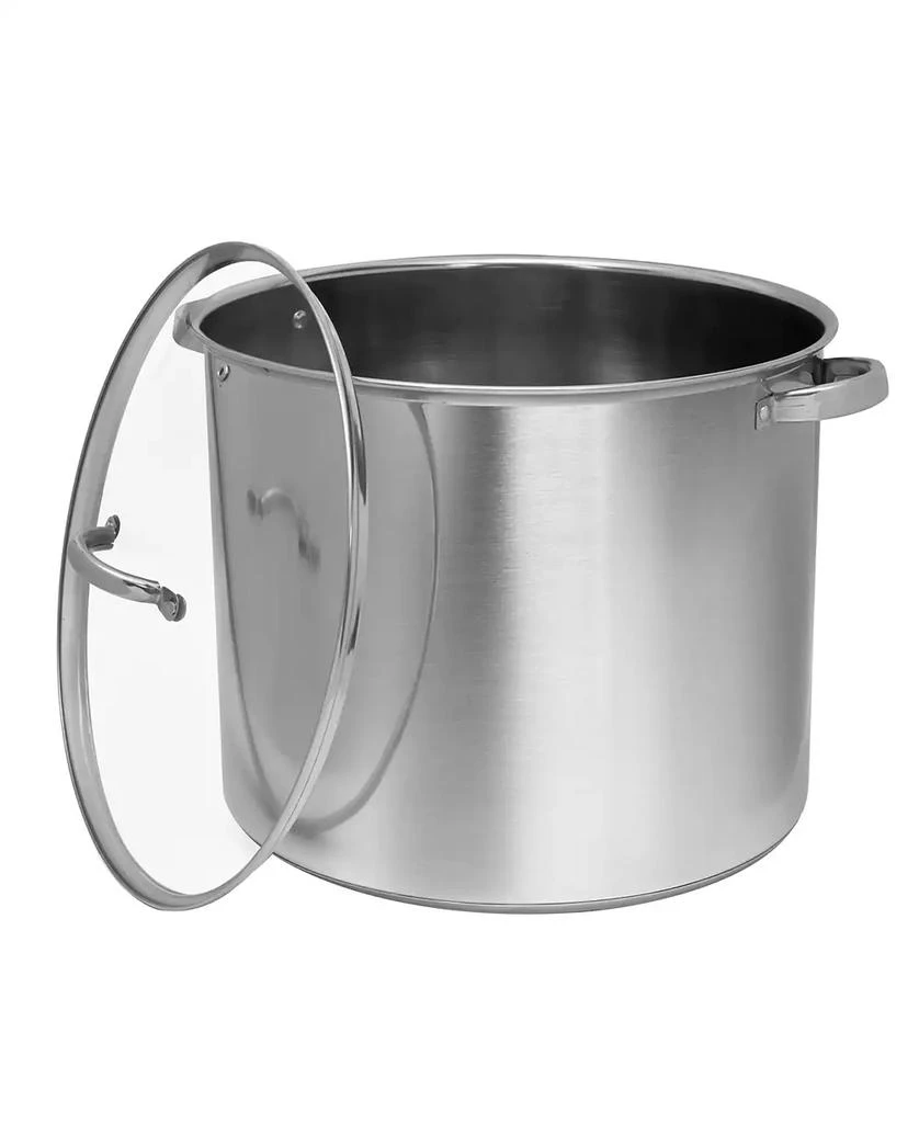 Sedona Kitchen Stainless Steel 27-Quart Stock Pot with Glass Lid 2
