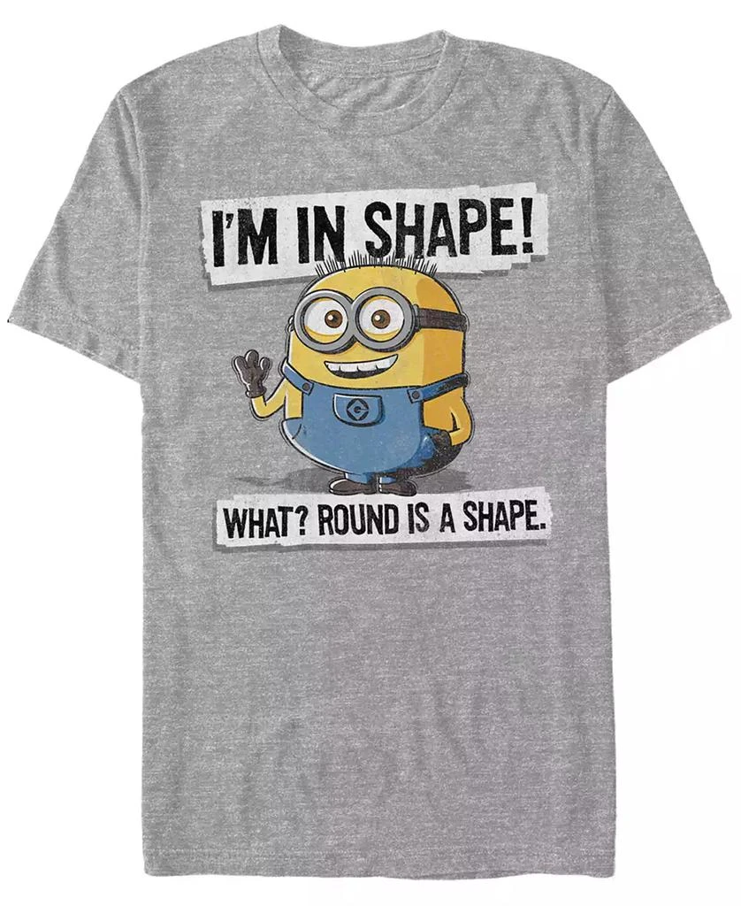 FIFTH SUN Minions Men's Round Is A Shape Bob Short Sleeve T-Shirt 1