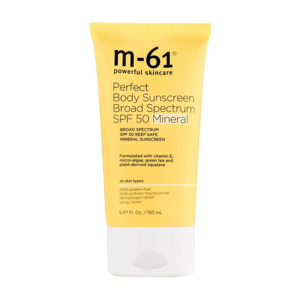 M-61 Perfect Body Sunscreen Broad Spectrum Mineral SPF 50 1