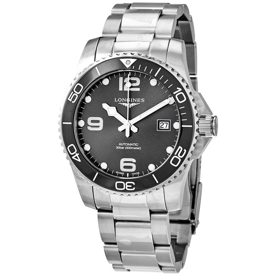 Longines Open Box - Longines HydroConquest Automatic Steel and Ceramic 41 mm Men's Watch L3.781.4.76.6