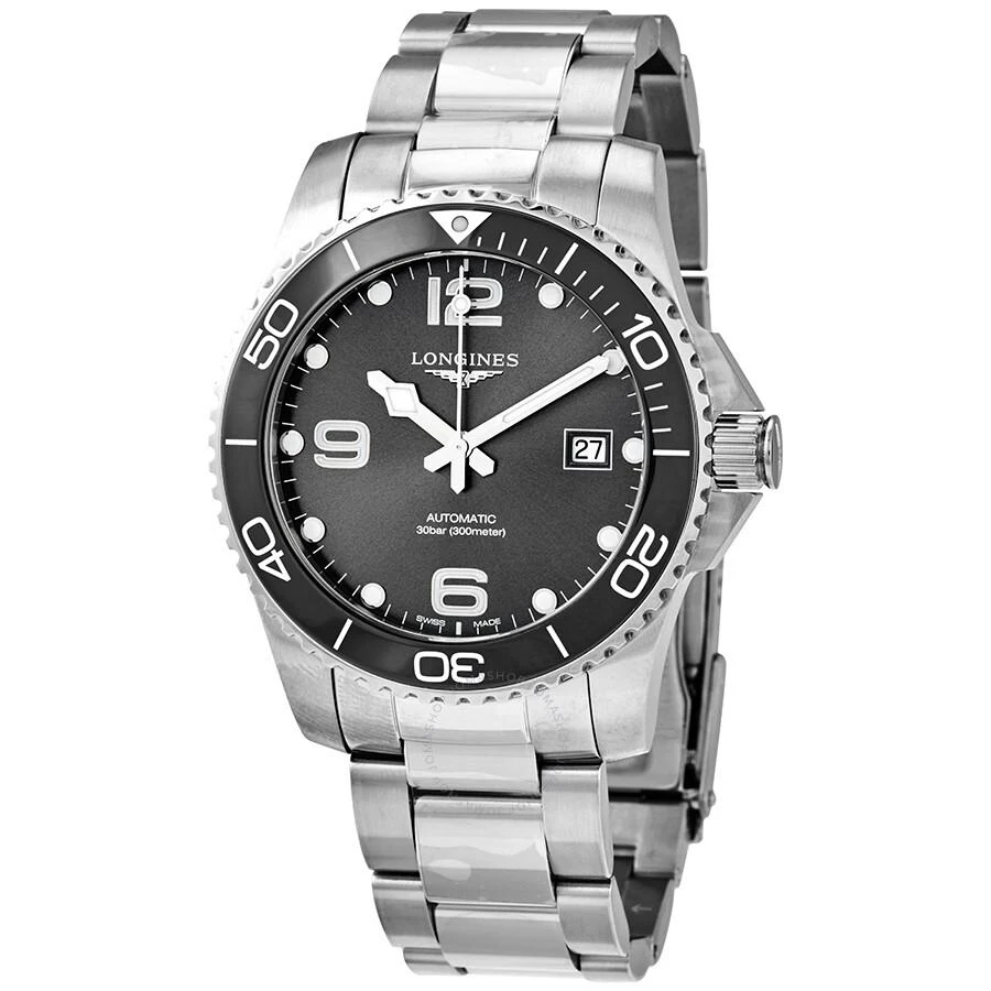 Longines Open Box - Longines HydroConquest Automatic Steel and Ceramic 41 mm Men's Watch L3.781.4.76.6 1