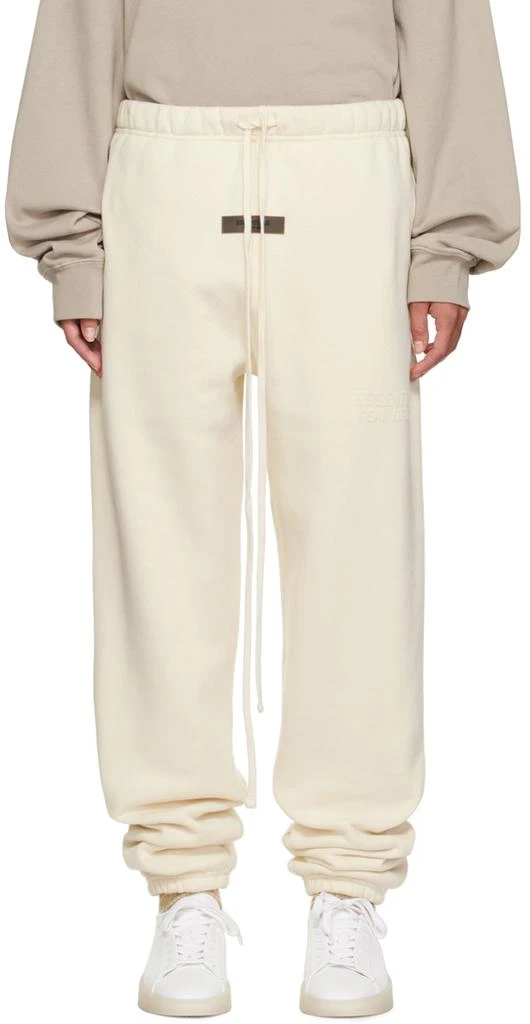 Essentials Off-White Drawstring Lounge Pants 1