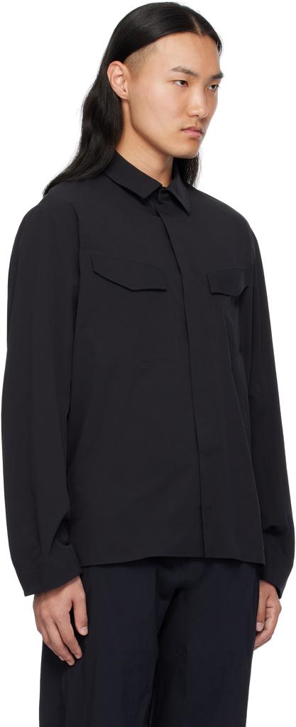 Veilance Black Field Shirt