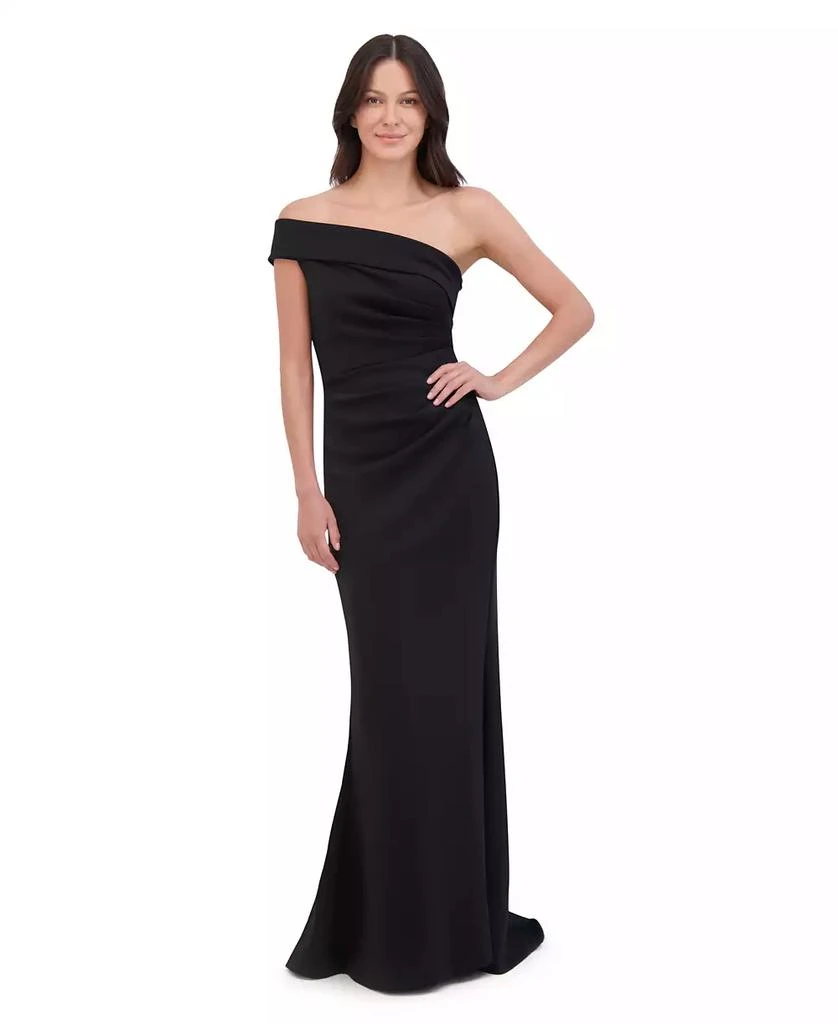 Shop Women's Asymmetric-Neck Side-Pleat Scuba Gown on Sale at BeyondStyle –  Get 25% Off Women's Asymmetric-Neck Side-Pleat Scuba Gown with Limited-Time  Flash Deals, Exclusive Discounts, and Special Offers. Enjoy Unbeatable  Savings on