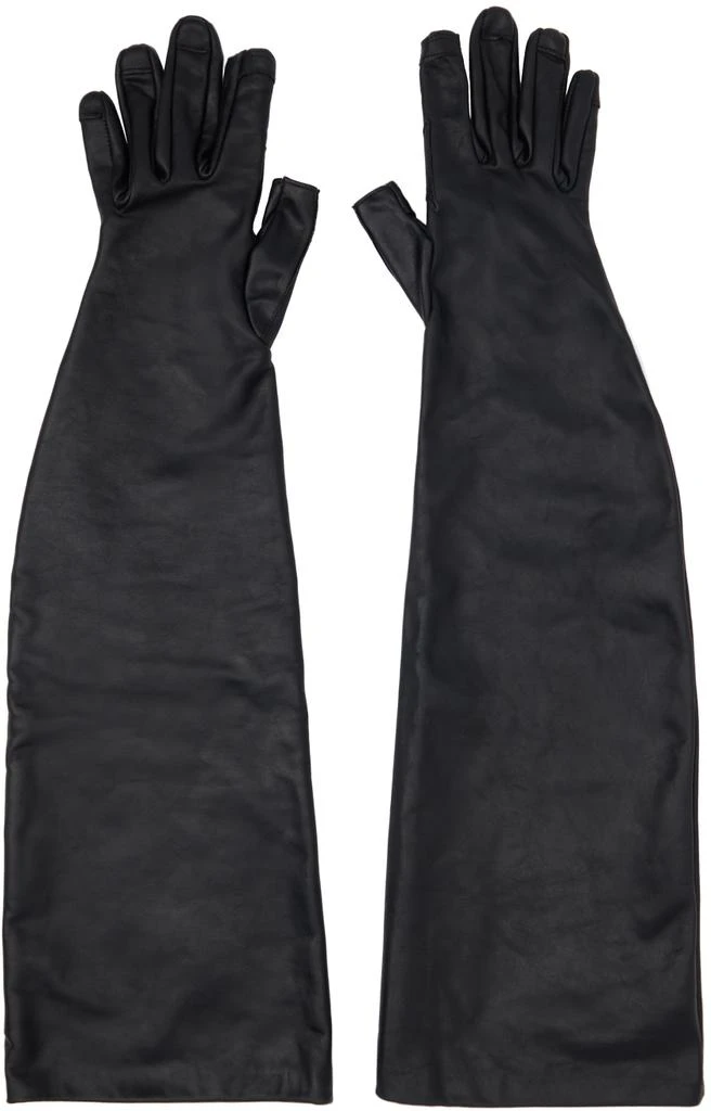 Rick Owens Black Beach Gloves 1
