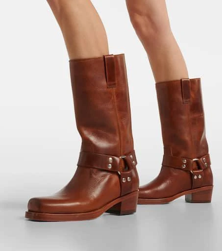 Paris Texas Roxy 45 leather biker boots 7