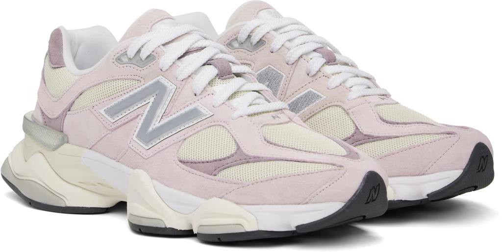 New Balance Pink & Beige 9060 Sneakers 4