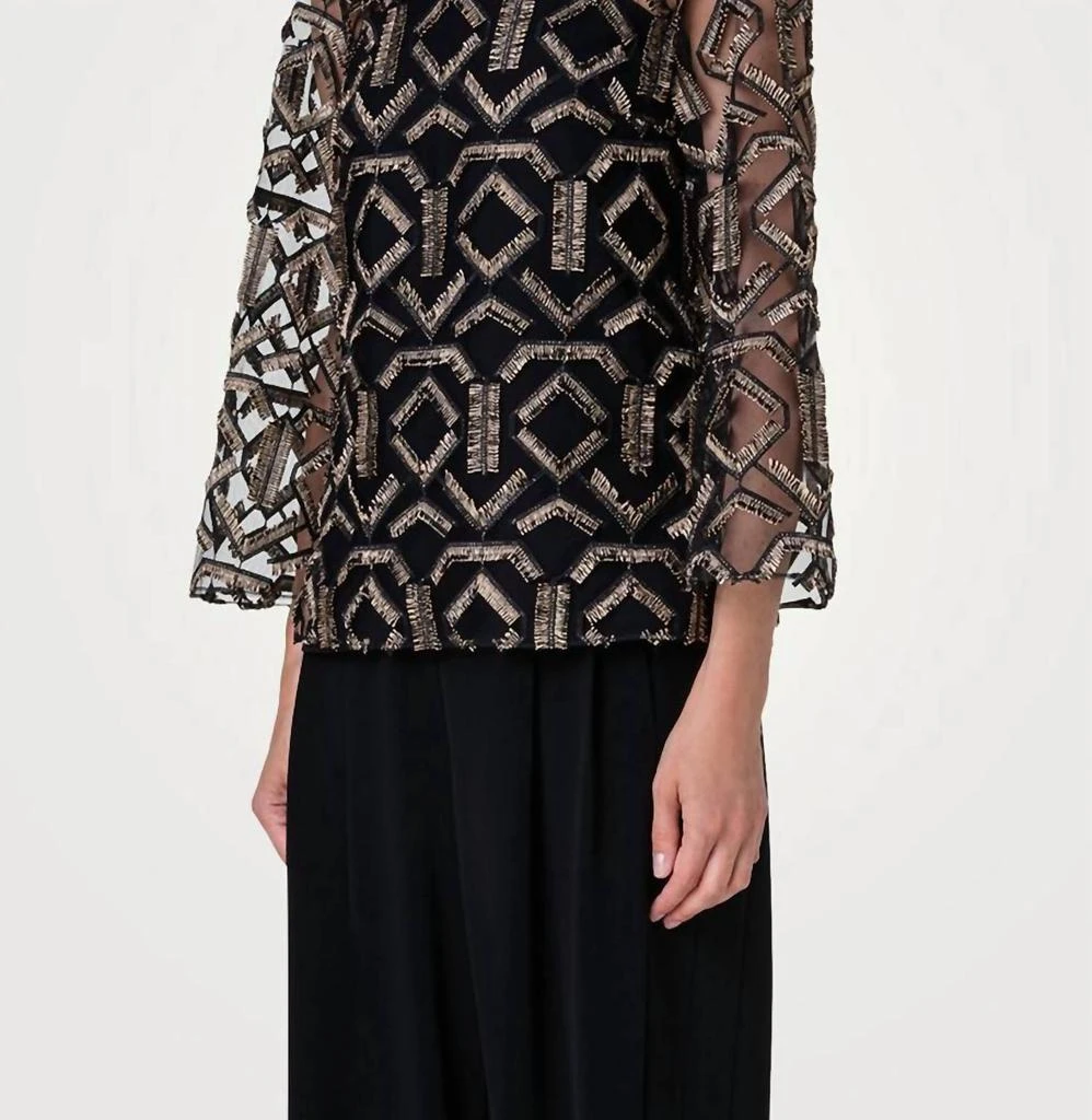 Akris Akris Punto - Loose Fitted Embroidered Blouse 3