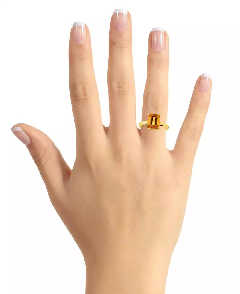 Macy's Citrine (3-1/7 ct. t.w.) Ring in 14K Yellow Gold 2