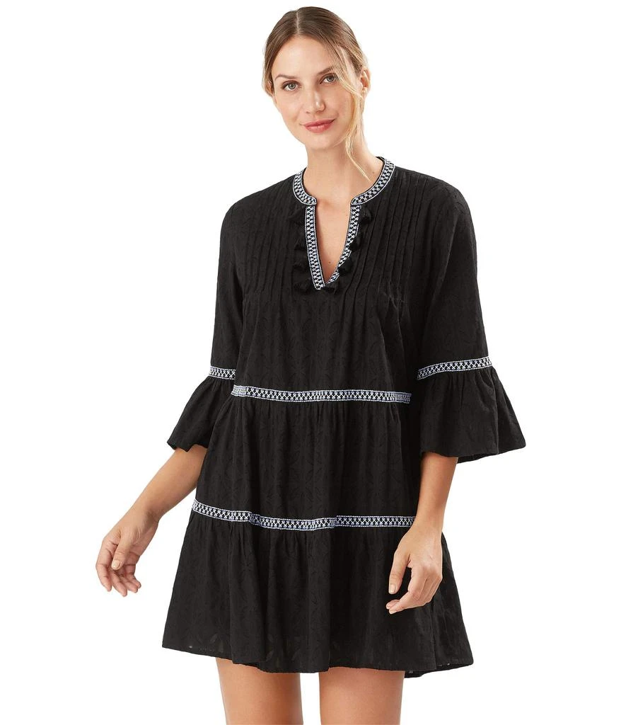 Tommy Bahama Cotton Clip Embellished Tier Dress 1