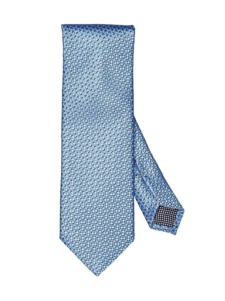 Eton Geometric Silk Tie 1