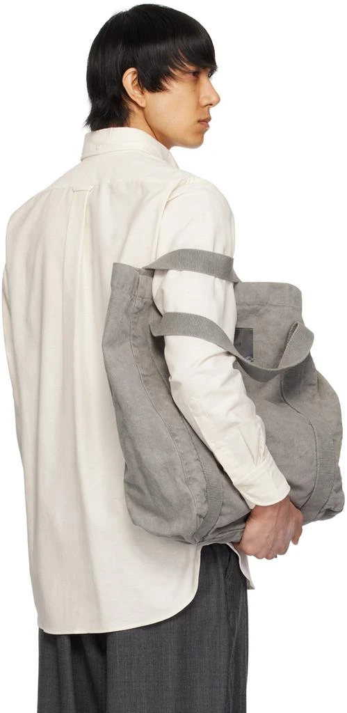 Drake's Off-White Button-Down Shirt 3