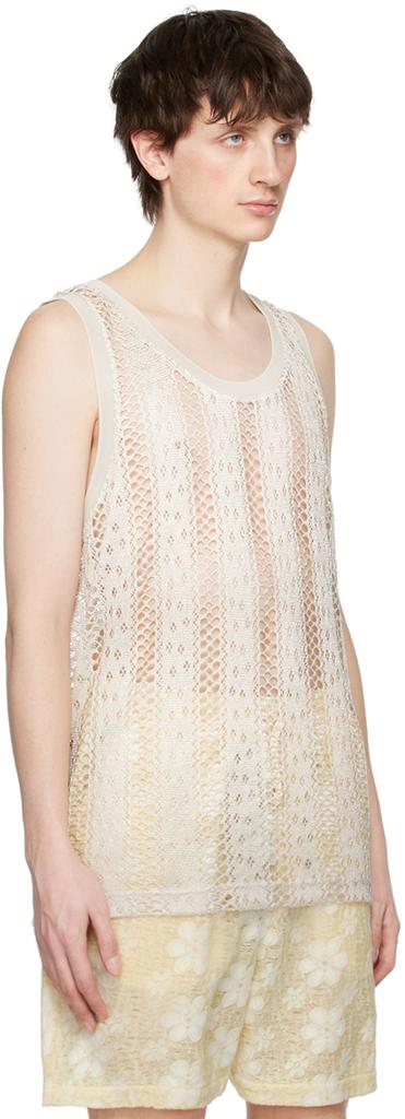 CMMN SWDN White Scoop Neck Tank Top