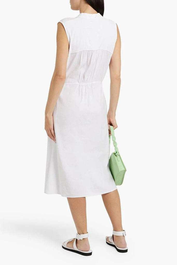 Vince Linen-blend midi dress 3