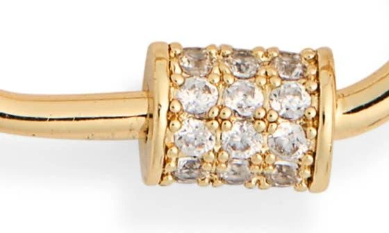 Leith Cubic Zirconia 
Faux Pearl Carabiner Necklace 4