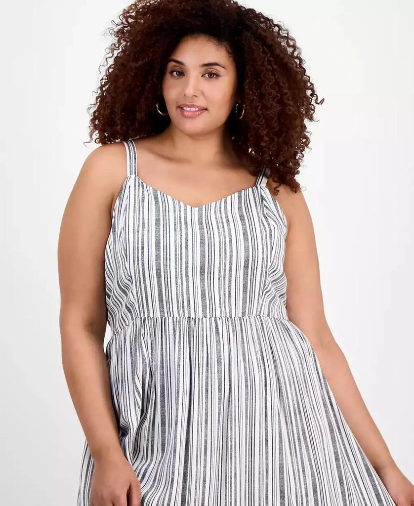 Absolutely Famous Trendy Plus Size Printed Midi Dress 2