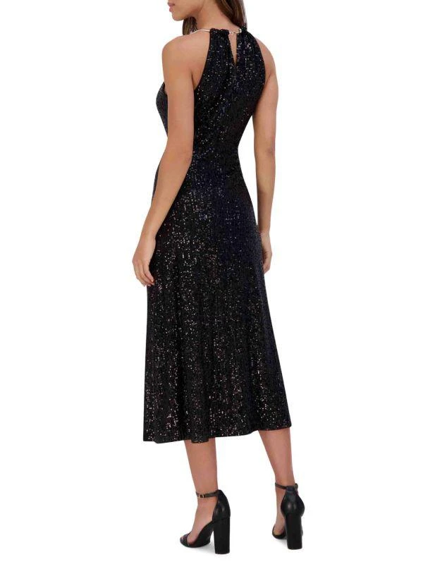 Kensie Surplice Sequin Mididress 3