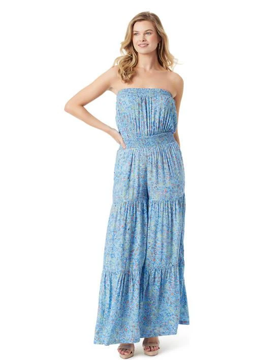 Jessica Simpson Simpson Devyn Printed Tiered Jumpsuit 1