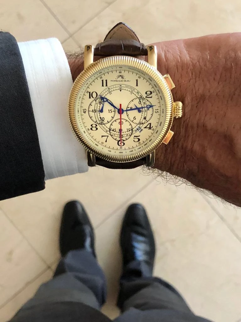 Porsamo Bleu Phileas Men's Leather Watch 2