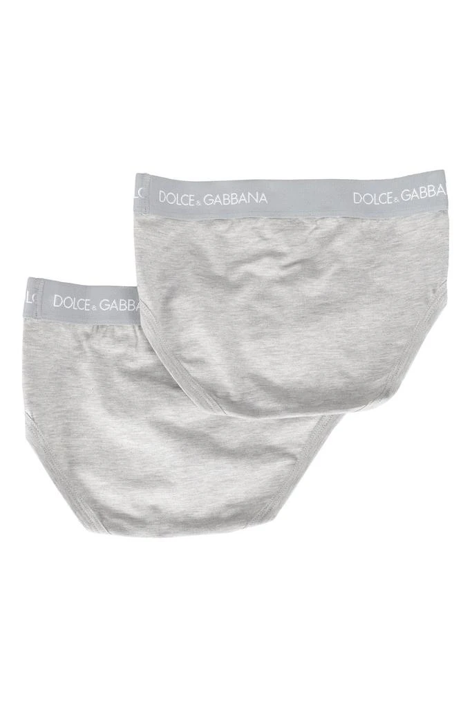 Dolce & Gabbana Dolce & Gabbana Kids 2 Pack Logo Waistband Briefs 2