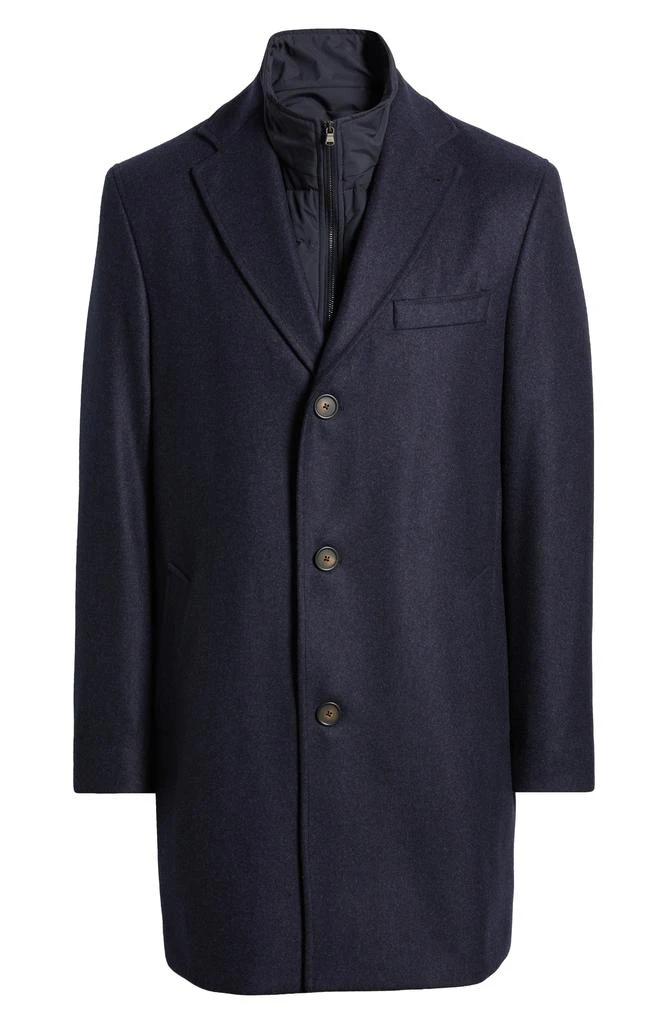Jack Victor Delroy Wool Topcoat with Removable Bib 6