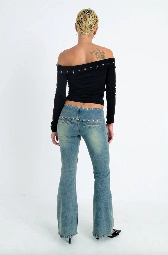 The Ragged Priest Charlotte Bootcut Jean In Blue 2