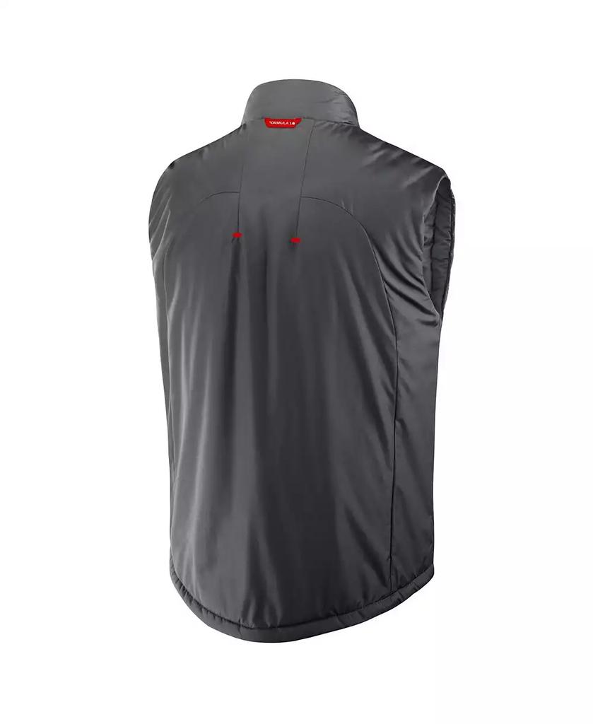 Formula 1 Men
s Gray Tech Stacked Logo Gilet Full-Zip Vest