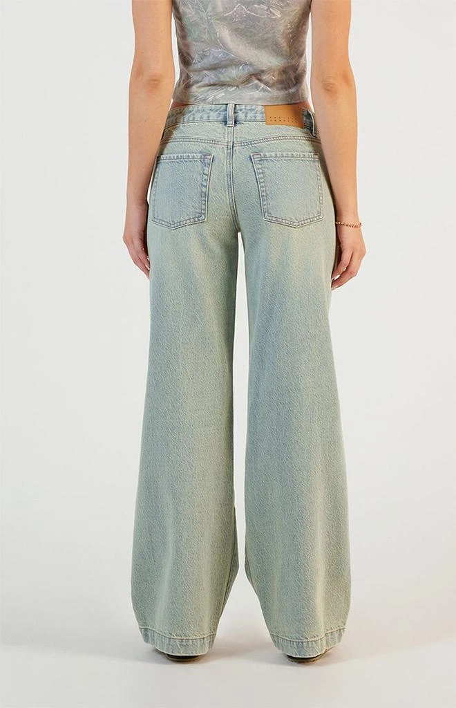 PacSun Casey Low Rise Baggy Jeans Light Indigo Washed 4