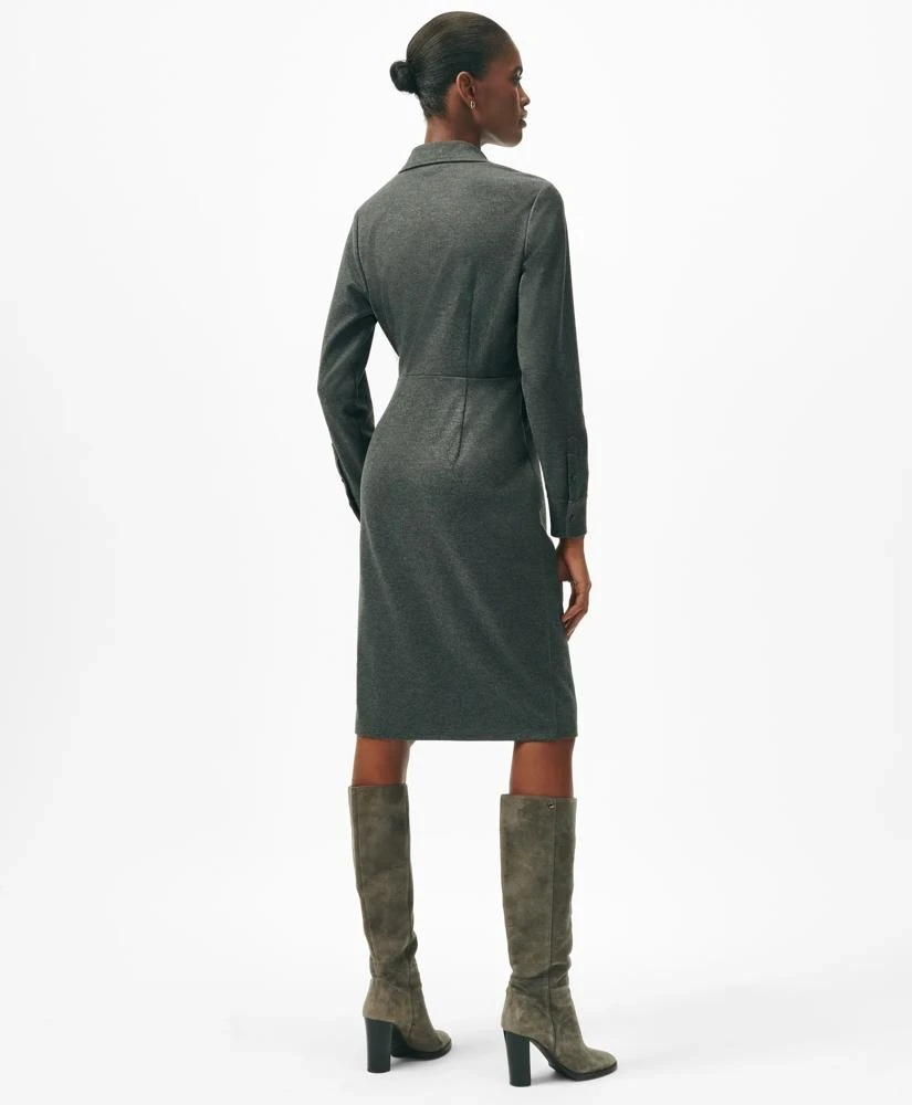 Brooks Brothers Wrap Shirt Dress in Flannel 4