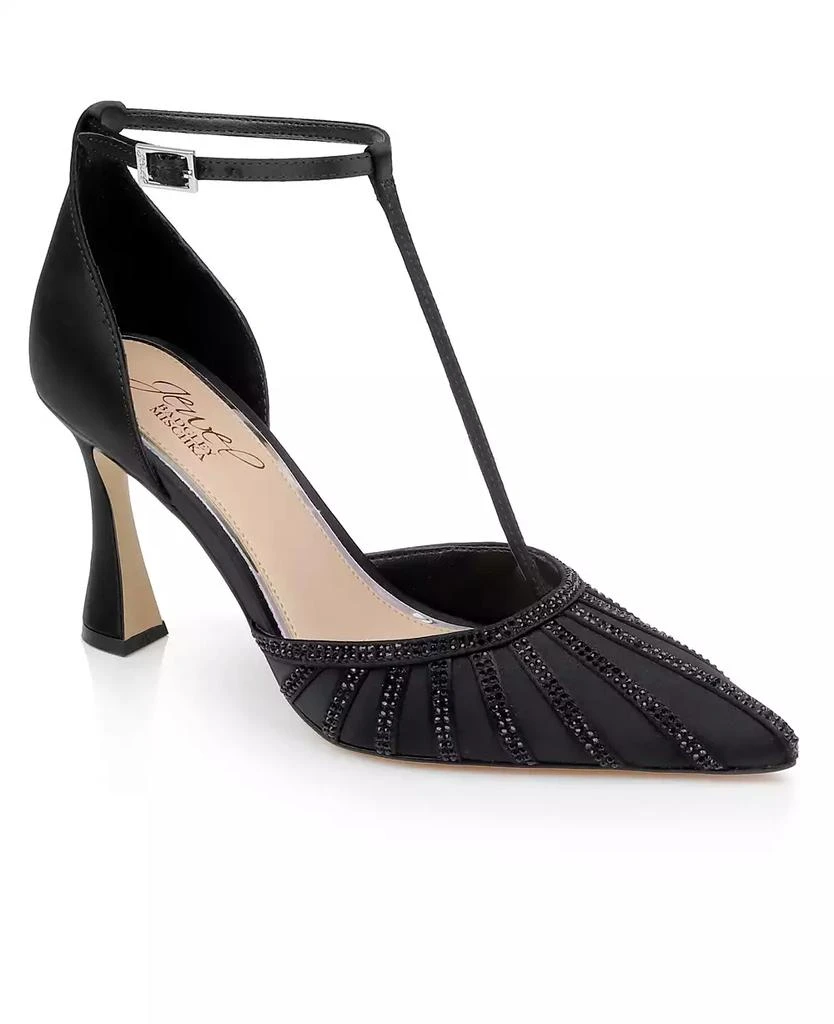 Badgley Mischka Women's Faithlyn Evening T-Strap Pumps 1