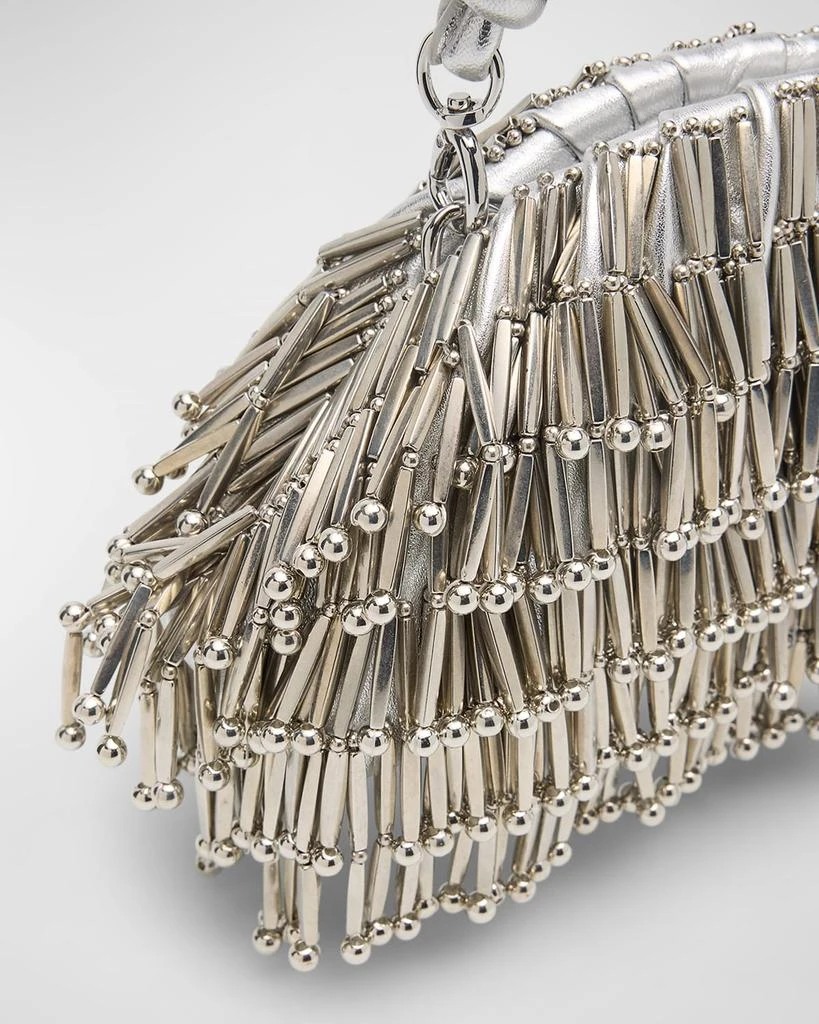 Cult Gaia Jaala Nano Fringe Embellished Clutch Bag 5